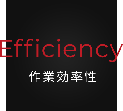 Efficiency 作業効率性