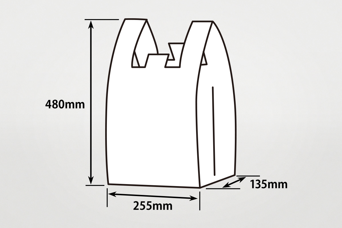 バイオマスレジ袋３０  Ｌ  乳白